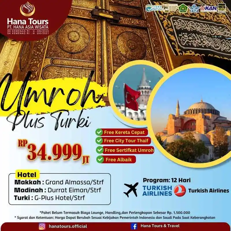 umroh plus turki 34jt